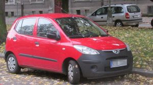 Hyundai i10 red